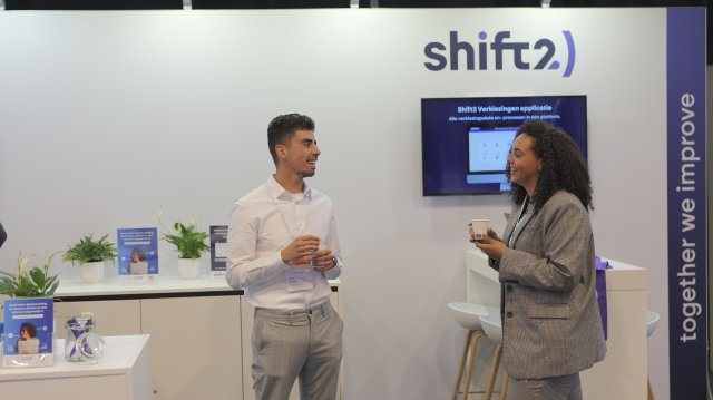 Soufyan and Jaleesa at the booth